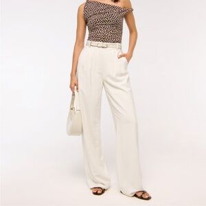 Abercrombie & Fitch Light Gray Chinos